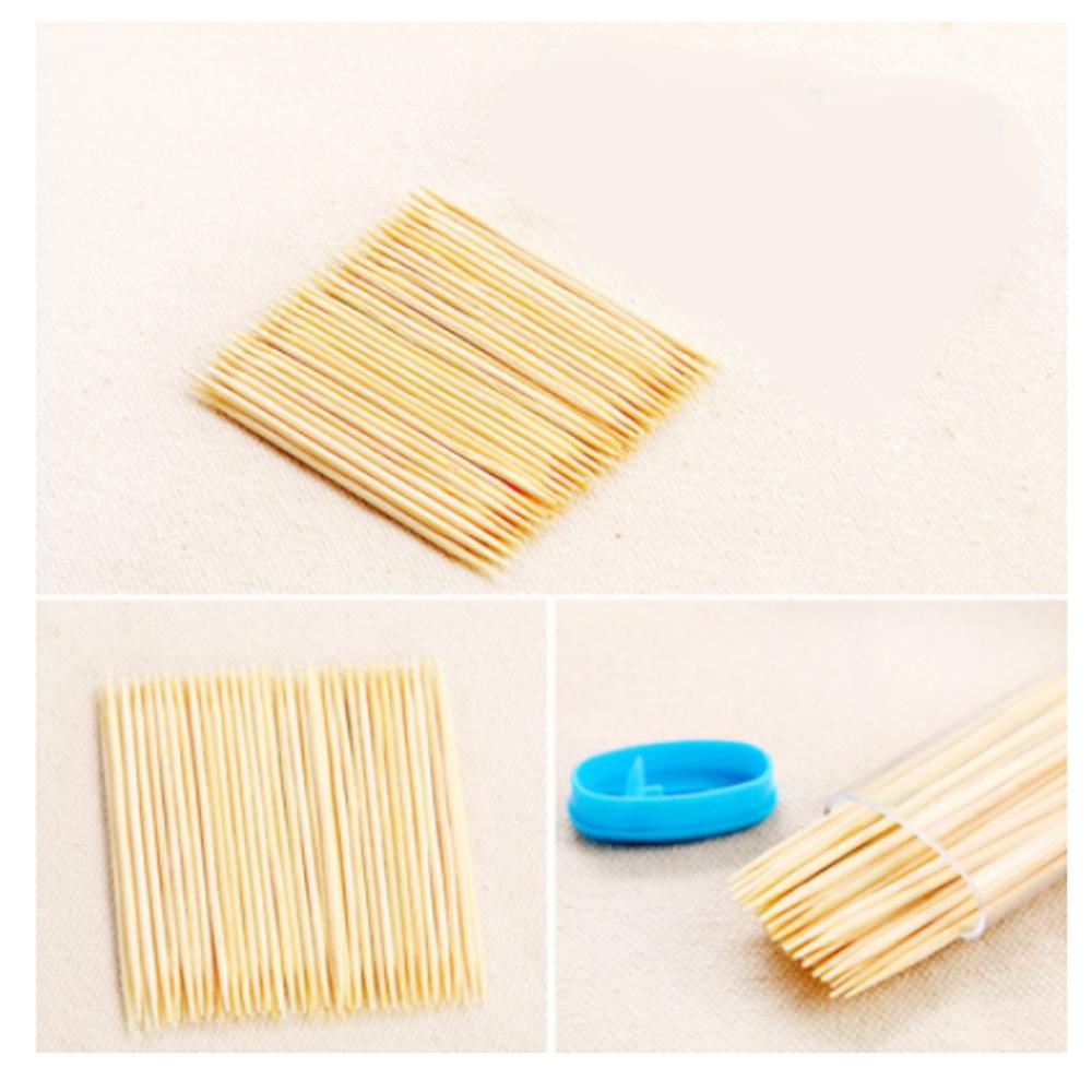 1095 Bamboo Toothpicks with Dispenser Box - SkyShopy 1095 Bamboo Toothpicks with Dispenser Box - SkyShopy